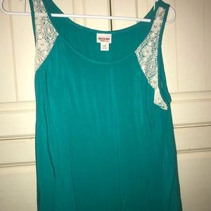 Teal tank top